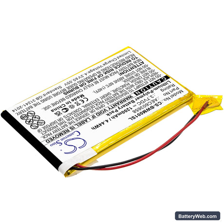 BW Gasalert Microclip Gas Detector Replacement Battery, 3.7V, 1200mAh, Li-Polymer 2
