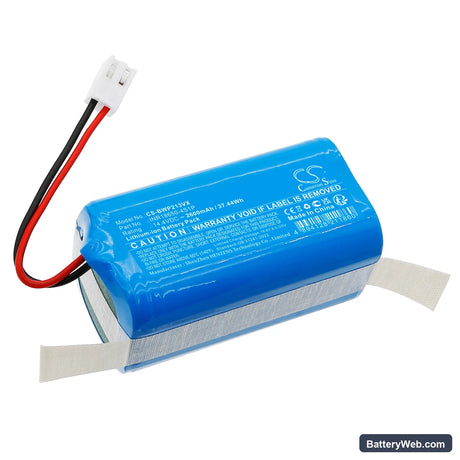 BobSweep Dustin Replacement Battery, 14.4V, 2600mAh, Li-ion 1