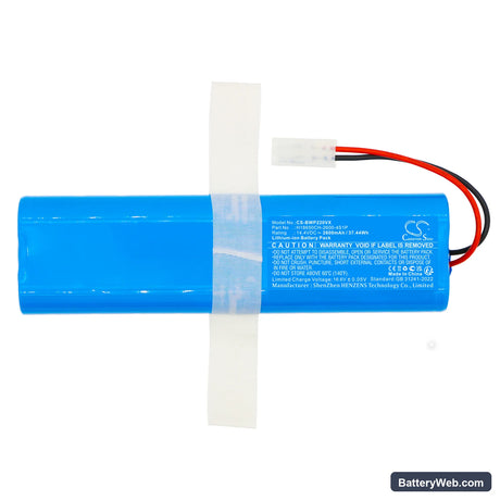 BobSweep APP220022 Replacement Battery, 14.4V, 2600mAh, Li-ion 3
