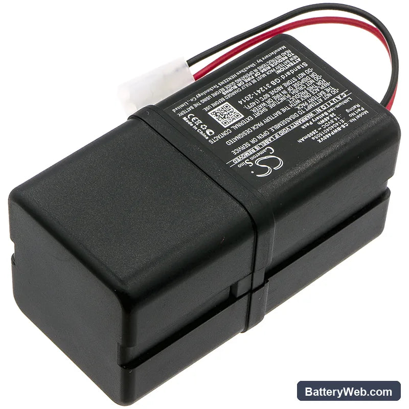 BobSweep Bob PetHair Replacement Battery, 14.8V, 2600mAh, Li-ion 2