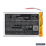 Onyx BOOX 60 Replacement Battery, 3.7V, 1600mAh, Li-Polymer 3