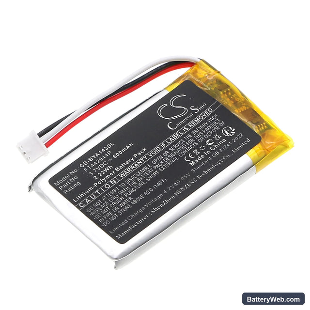 Babymoov A014301 Replacement Battery, 3.7V, 600mAh, Li-Polymer 1
