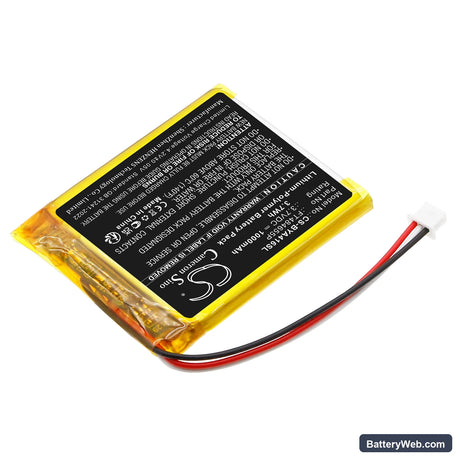 Babymoov A014416 Replacement Battery, 3.7V, 1000mAh, Li-Polymer 2