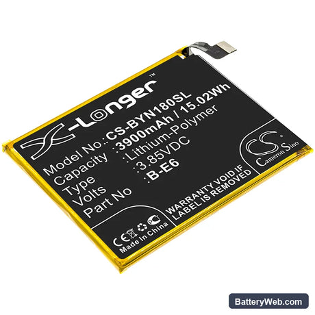 Vivo NEX Replacement Battery, 3.85V, 3900mAh, Li-Polymer 1