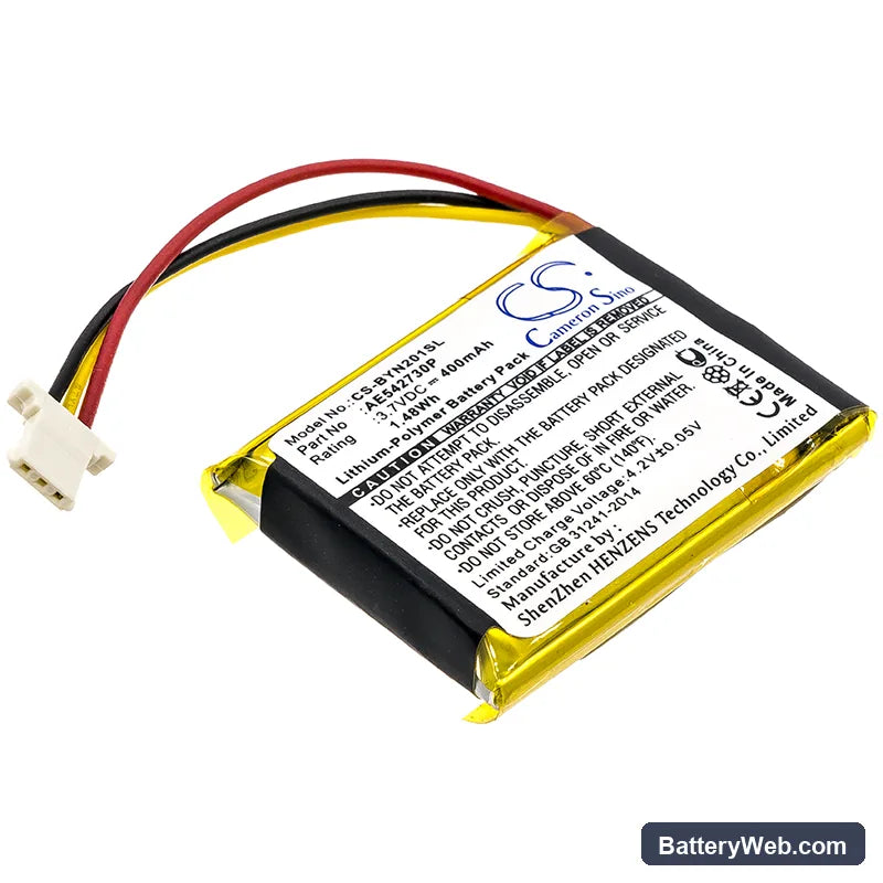 Bushnell Neo Ghost Replacement Battery, 3.7V, 400mAh, Li-Polymer 1