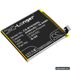 Vivo Nex 3 Replacement Battery, 3.85V, 4400mAh, Li-Polymer 1