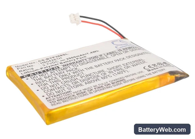 Bushnell Yardage Pro Replacement Battery, 3.7V, 2000mAh, Li-Polymer 1