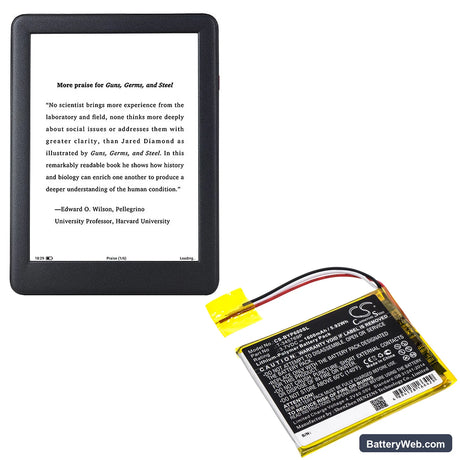 Boyue P6 Replacement Battery, 3.7V, 1600mAh, Li-Polymer 5