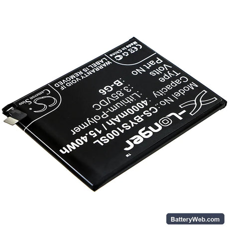Vivo S1 Pro Replacement Battery, 3.85V, 4000mAh, Li-Polymer 2