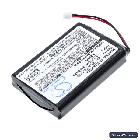 Ingenico RoadRunners Evolution 1D Replacement Battery, 3.7V, 2400mAh, Li-ion 2