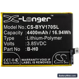 Vivo V1913 Replacement Battery, 3.85V, 4400mAh, Li-Polymer 3