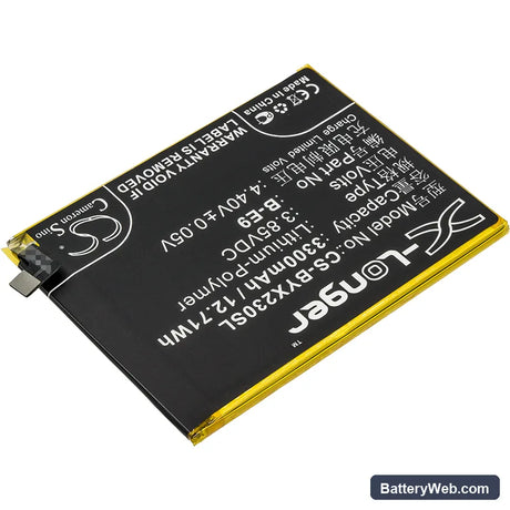 BBK VIVO X23 Replacement Battery, 3.85V, 3300mAh, Li-Polymer 2