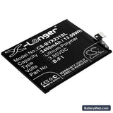 Vivo X23 Symphony Replacement Battery, 3.85V, 3400mAh, Li-Polymer 1
