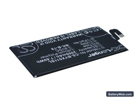 BBK VIVO X5 MAX Replacement Battery, 3.8V, 2000mAh, Li-Polymer 3