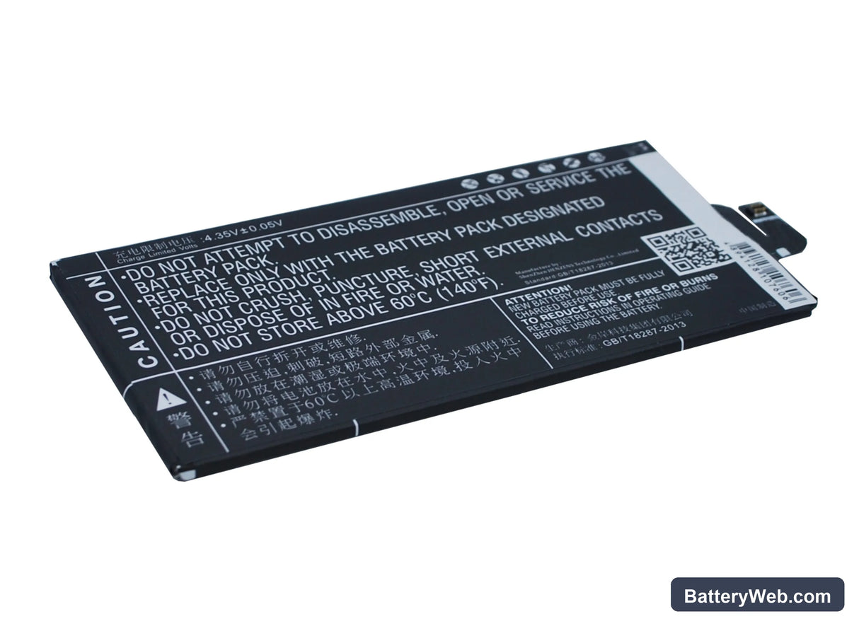 BBK VIVO X5 MAX Replacement Battery, 3.8V, 2000mAh, Li-Polymer 4