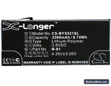 BBK VIVO X5 Pro Replacement Battery, 3.8V, 2300mAh, Li-Polymer 5