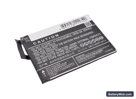 BBK VIVO X5M Replacement Battery, 3.8V, 2300mAh, Li-Polymer 3