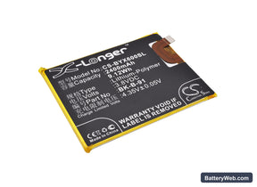 Vivo X6 Replacement Battery, 3.8V, 2400mAh, Li-Polymer 1
