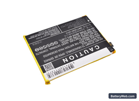 Vivo X6 Replacement Battery, 3.8V, 2400mAh, Li-Polymer 4