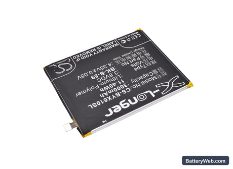 BBK VIVO X6 Plus Replacement Battery, 3.8V, 3000mAh, Li-Polymer 2