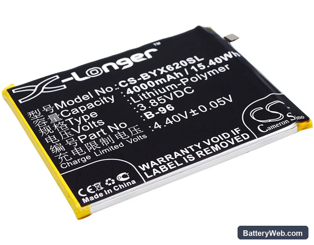 BBK VIVO X6 Plus A Replacement Battery, 3.85V, 4000mAh, Li-Polymer 1