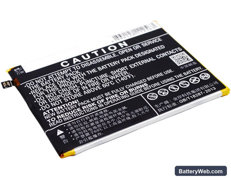 BBK VIVO X6 Plus A Replacement Battery, 3.85V, 4000mAh, Li-Polymer 3