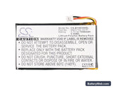 Bushnell Yardage Pro XGC Replacement Battery, 3.7V, 1500mAh, Li-Polymer 5