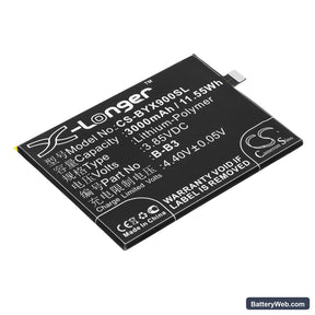 Vivo X9 Replacement Battery, 3.85V, 3000mAh, Li-Polymer 1
