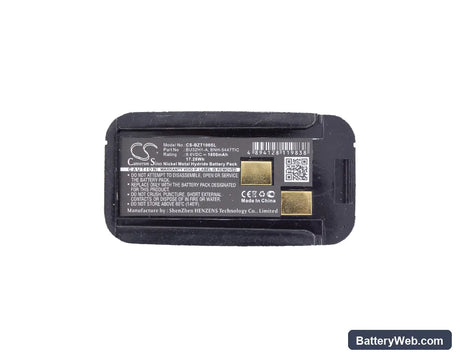 Bullard BST Replacement Battery, 9.6V, 1800mAh, Ni-MH 5