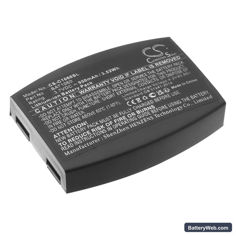 3M C1060 Replacement Battery, 3.7V, 950mAh, Li-ion 1