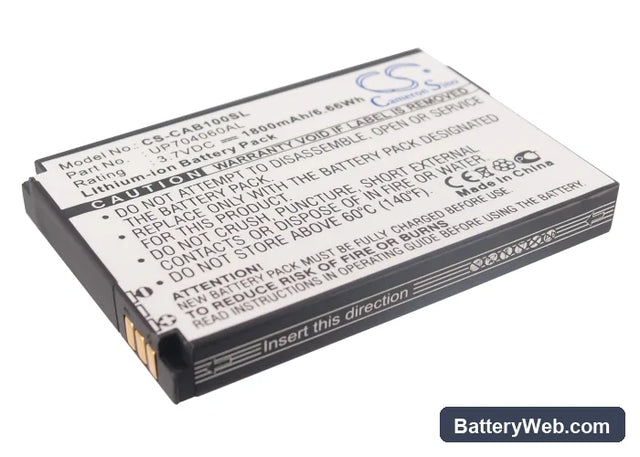CAT B10 Replacement Battery, 3.7V, 1800mAh, Li-ion 1