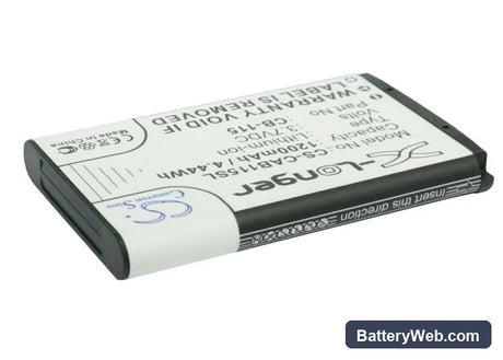 CAT B100 Replacement Battery, 3.7V, 1200mAh, Li-ion 2