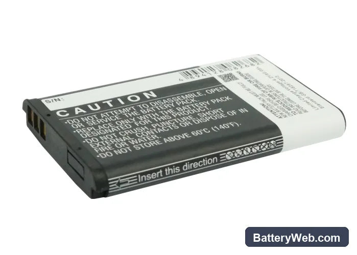 CAT B100 Replacement Battery, 3.7V, 1200mAh, Li-ion 4