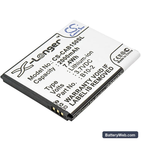 CAT B15 Replacement Battery, 3.7V, 2000mAh, Li-ion 1