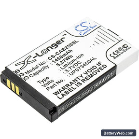 CATERPILLAR B25 Replacement Battery, 3.7V, 1450mAh, Li-ion 1