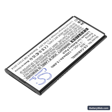 CAT B26 Replacement Battery, 3.7V, 1350mAh, Li-ion 2