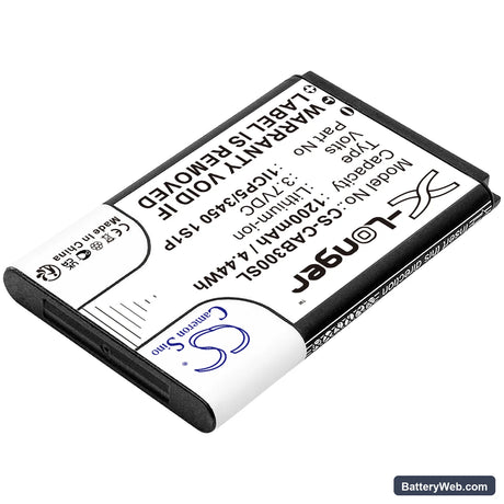 CAT B30 Replacement Battery, 3.7V, 1200mAh, Li-ion 2