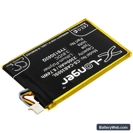 CAT B35 Replacement Battery, 3.8V, 2300mAh, Li-Polymer 2