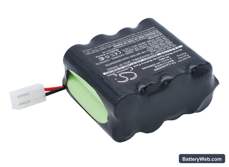 Colson ECG Cardiette AR600 Replacement Battery, 9.6V, 2500mAh, Ni-MH 2