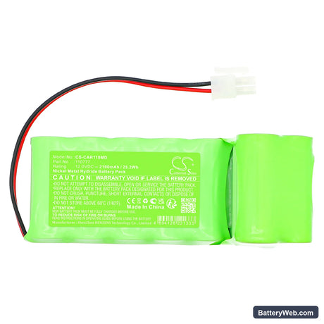 Cardioline ECG ELAN 1100 Replacement Battery, 12V, 2100mAh, Ni-MH 3