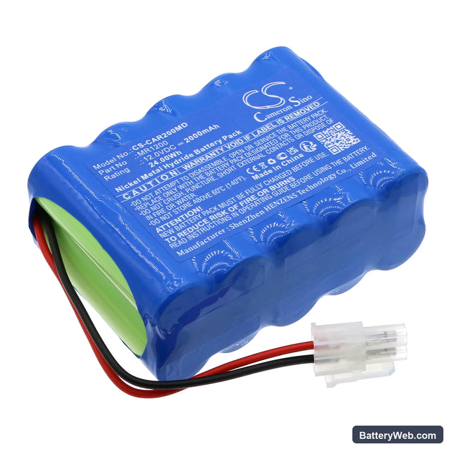 Cardioline ECG200L Replacement Battery, 12V, 2000mAh, Ni-MH 1