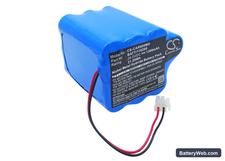 Cardioline ECG Delta 60 Replacement Battery, 24V, 1300mAh, Ni-MH 1