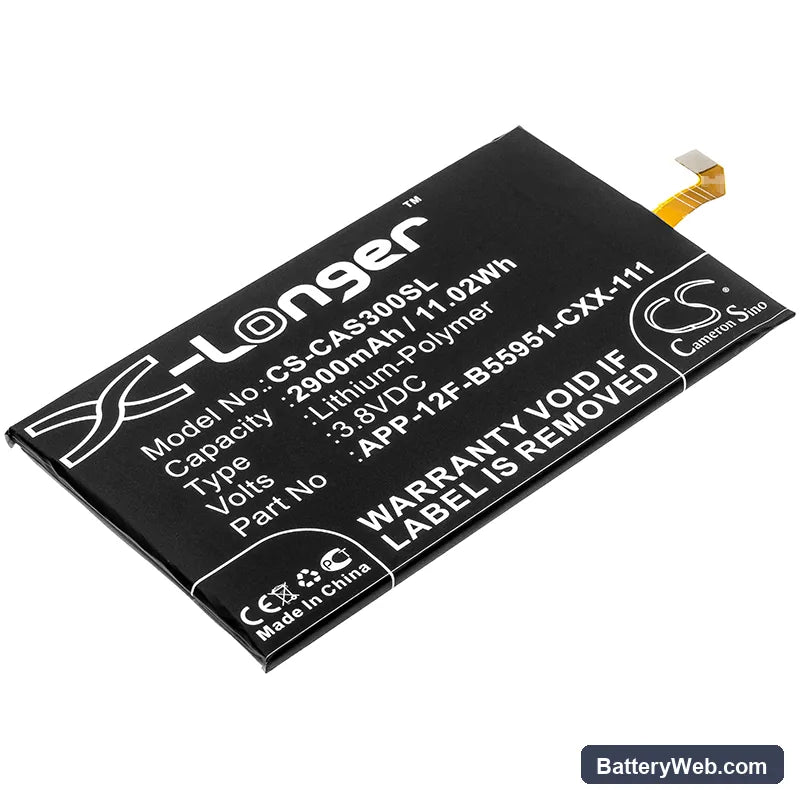 CATERPILLAR S30 Replacement Battery, 3.8V, 2900mAh, Li-Polymer 1