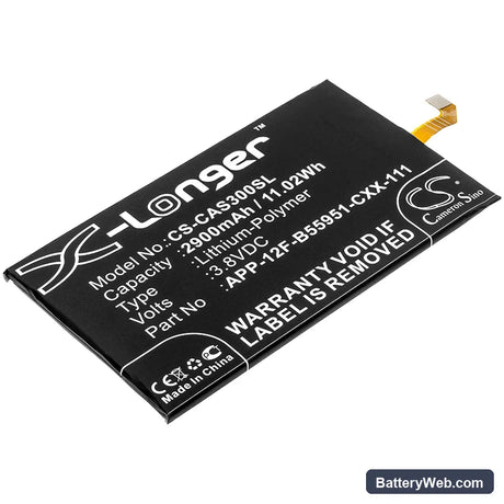 CATERPILLAR S30 Replacement Battery, 3.8V, 2900mAh, Li-Polymer 1