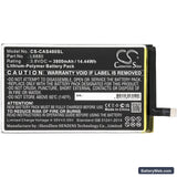 Sprint Caterpillar Cat S48c Replacement Battery, 3.8V, 3800mAh, Li-Polymer 3
