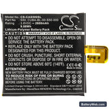 CAT S50 Replacement Battery, 3.8V, 2600mAh, Li-Polymer 3