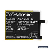 CATERPILLAR S62 Pro Replacement Battery, 3.8V, 4000mAh, Li-Polymer 3