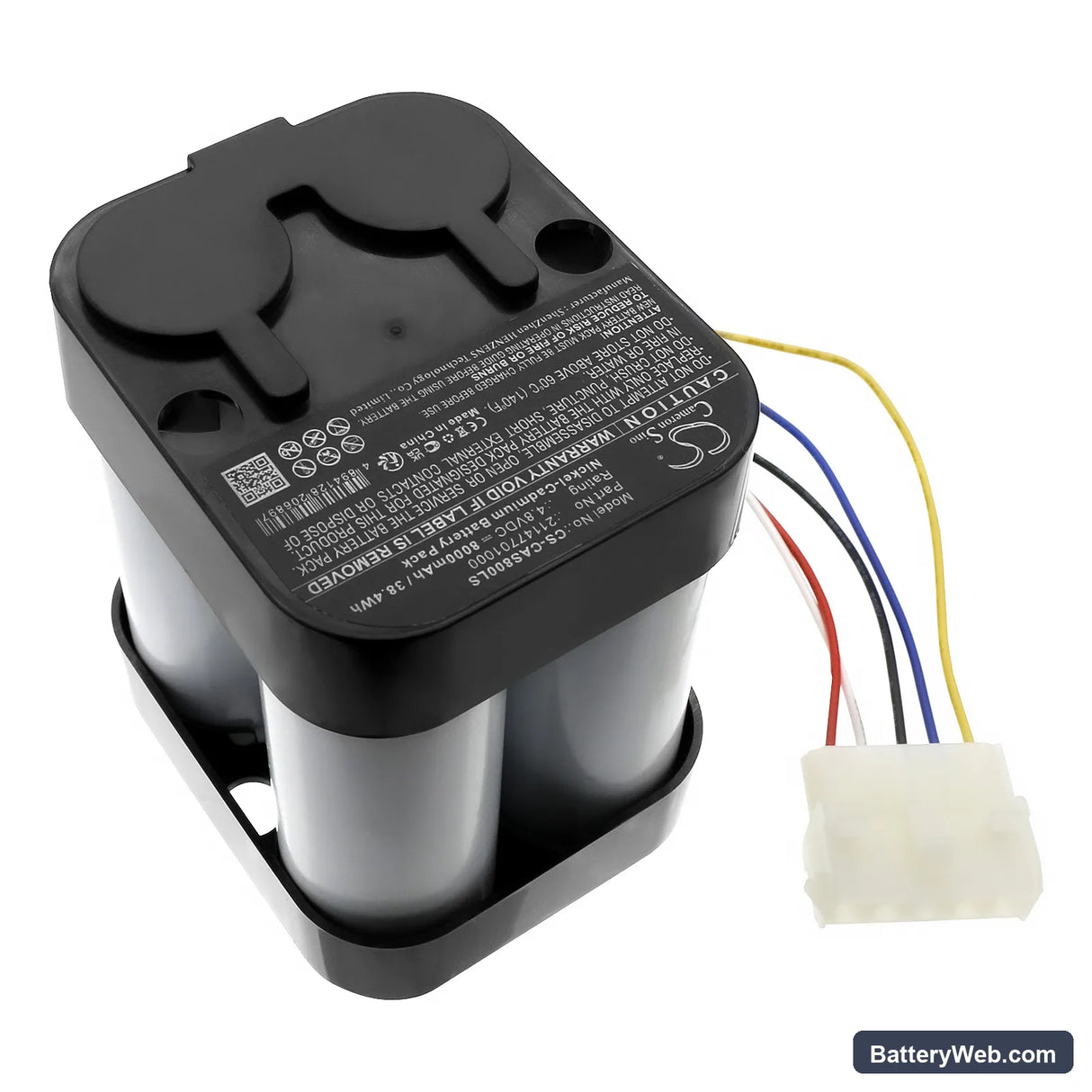 Ceag SEB 8/8L Replacement Battery, 4.8V, 8000mAh, Ni-CD 2