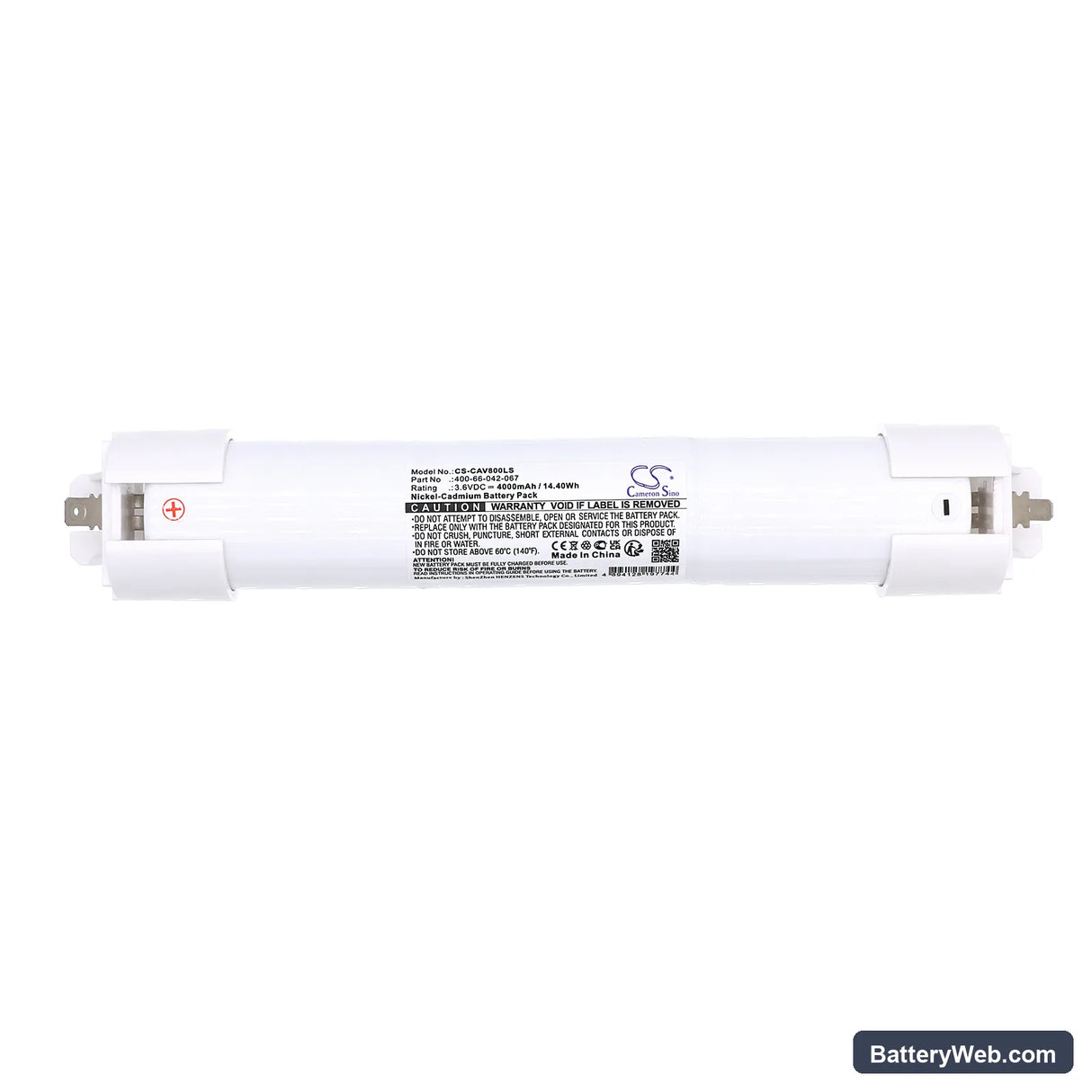 Ceag VL8 CGLine Replacement Battery, 3.6V, 4000mAh, Ni-CD 3