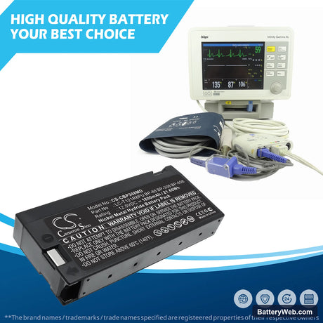 Spacelabs 90203 Monitor Replacement Battery, 12V, 1800mAh, Ni-MH 6